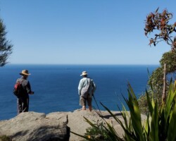 John, Steve and Penny walked up Mount Mitchell and enjoyed the views