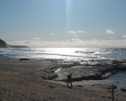 Judy and Robyn walked at Bulgo Beach