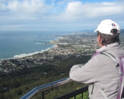Robyn recently admiring the view from Sublime Point