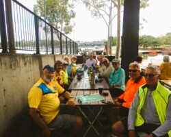 Coffee at Waterfront Park